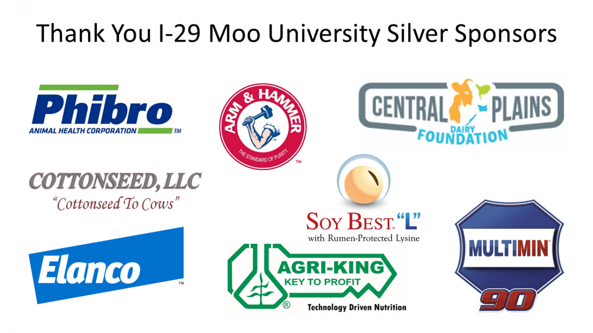 I-29 Moo University 2018 Silver sponsors