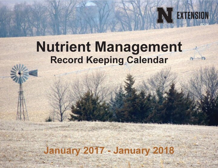 Nutrient Management Record Keeping Calendar image